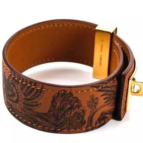 Hermes Leather Collier De Chien Medor Tattoo Bracelet T3 RARE NWOT - Picture 4 of 16